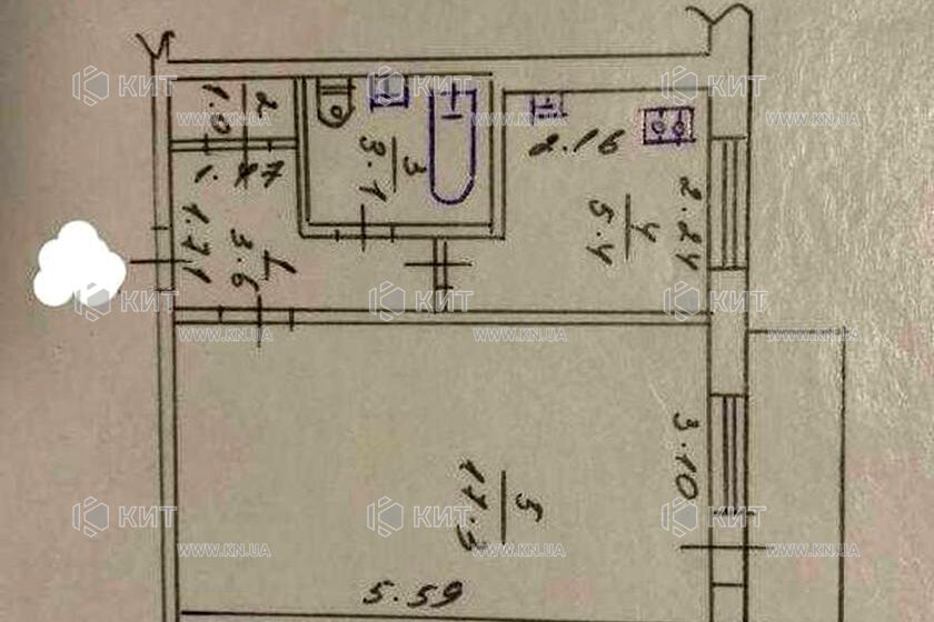 Продаж квартири Харків, Нові Дома, 33м²