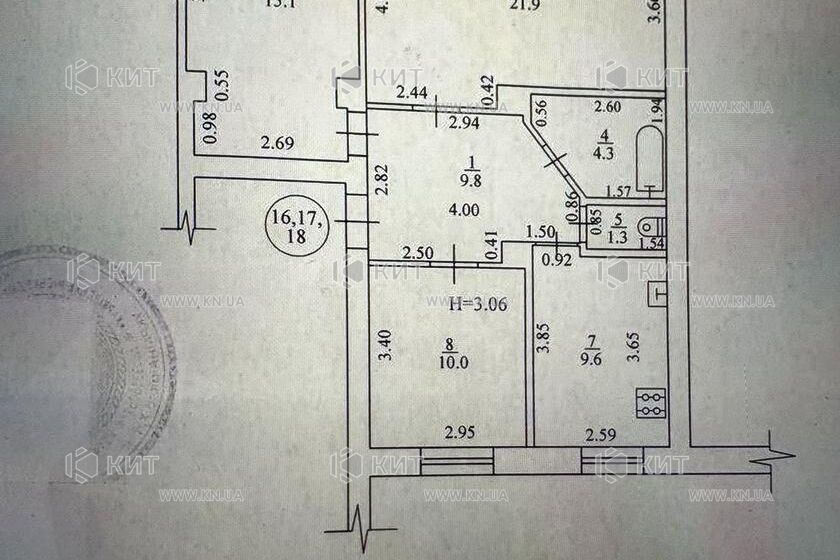 Продажа квартиры Харьков, Завод Шевченко, 73м²