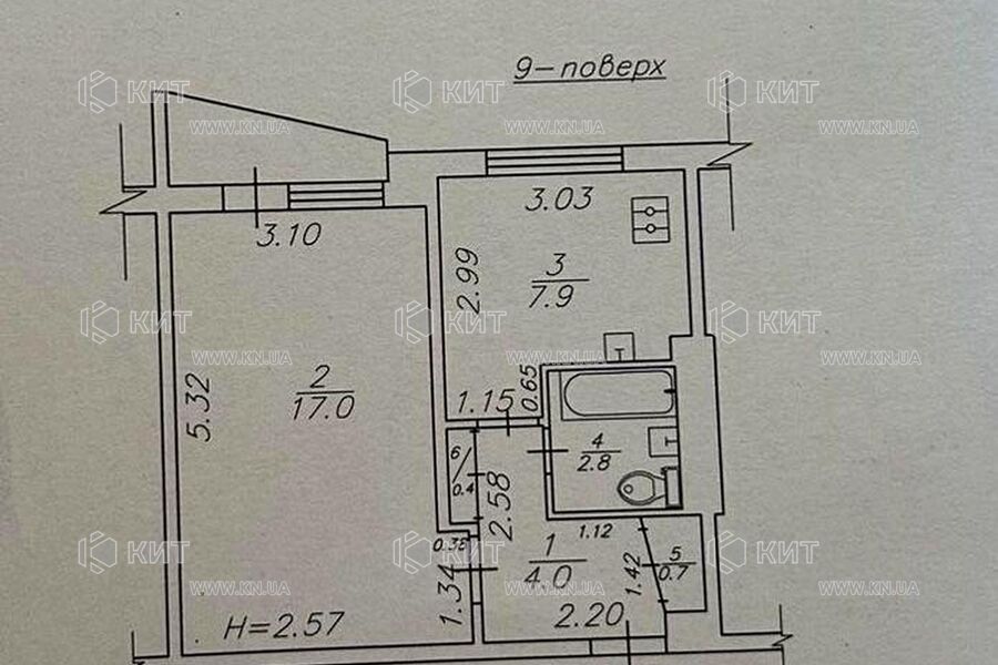 Продажа квартиры Харьков, Салтовка, 607 мрн., 33.5м²