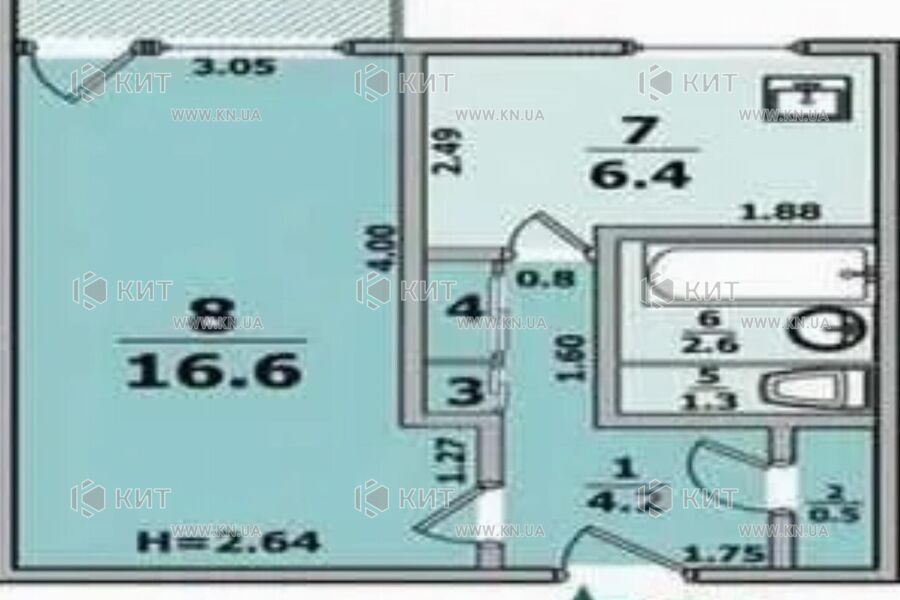 Продаж квартири Харків, Нові Дома, 33м²