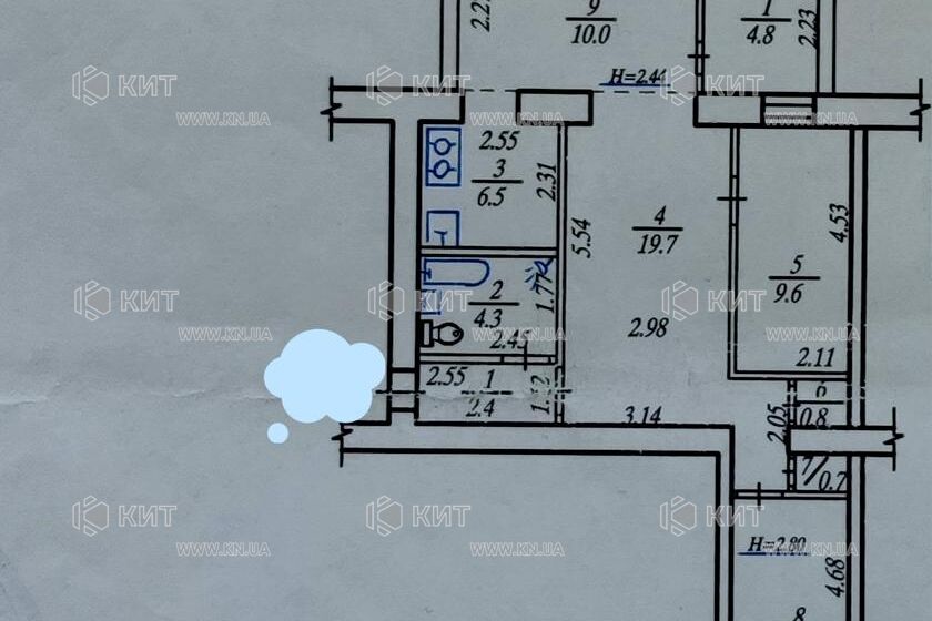 Продаж квартири Харків, Клочківська, 69м²