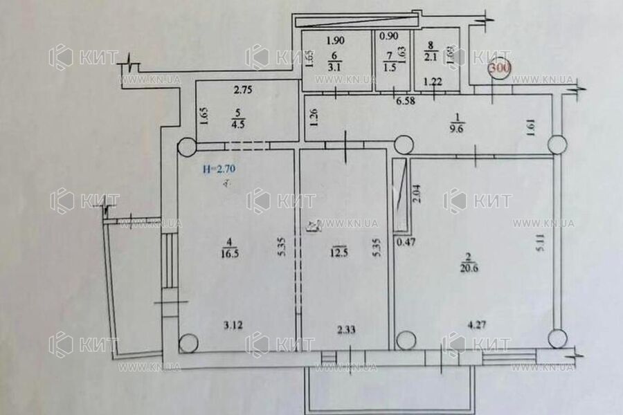 Продажа квартиры Харьков, Салтовка, 604 мрн., 75.3м²