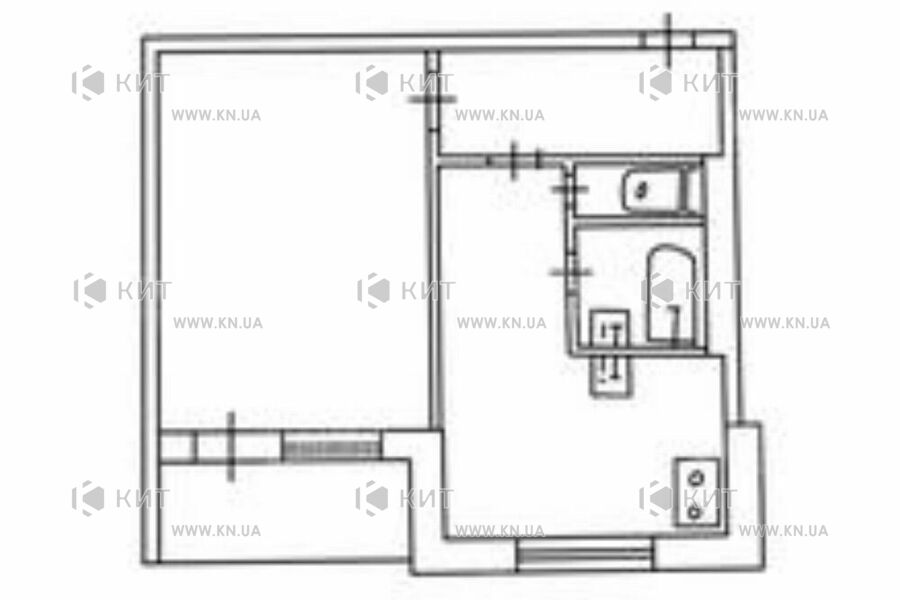 Продаж квартири Харків, Салтівка, 624 мрн., 39м²