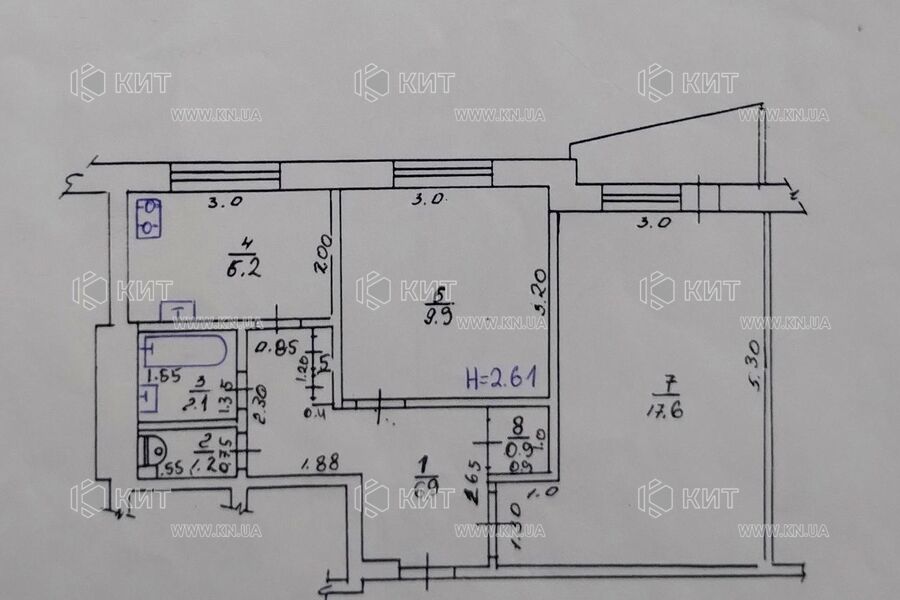 Продажа квартиры Харьков, Алексеевка, 46м²