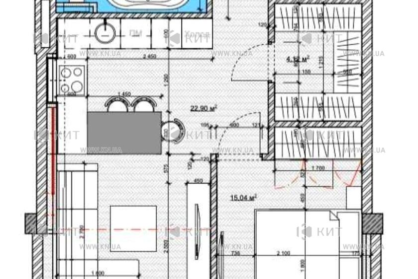 Продажа квартиры Харьков, Сокольники, 56м²