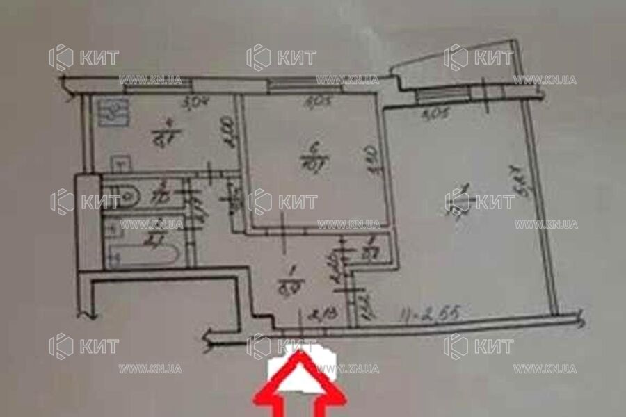 Продажа квартиры Харьков, Салтовка(Бараб.,Украина), 46м²