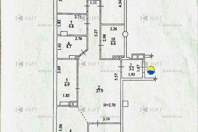 Продаж квартири Харків, Північна Салтівка, 102.3м²