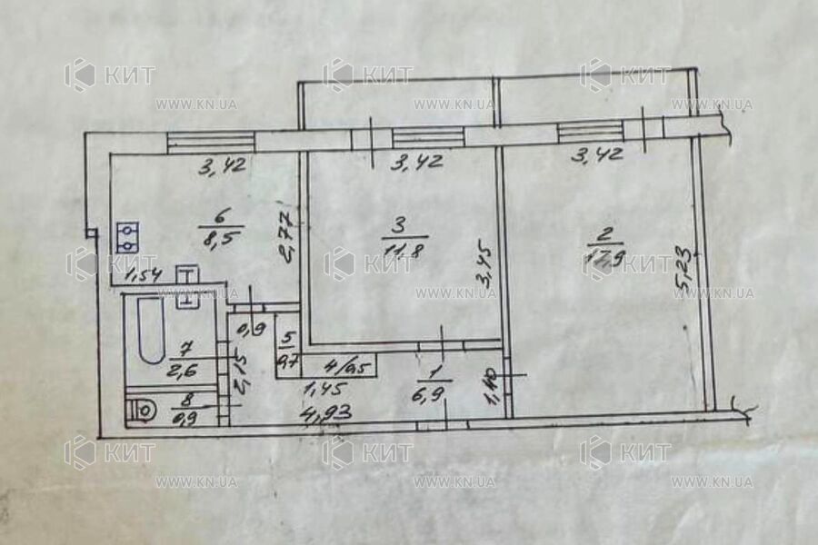 Продажа квартиры Харьков, Салтовка, 627 мрн., 52м²