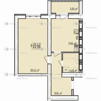 Продажа квартиры Харьков, Спортивная, Гагарина, Защитников, 46м²