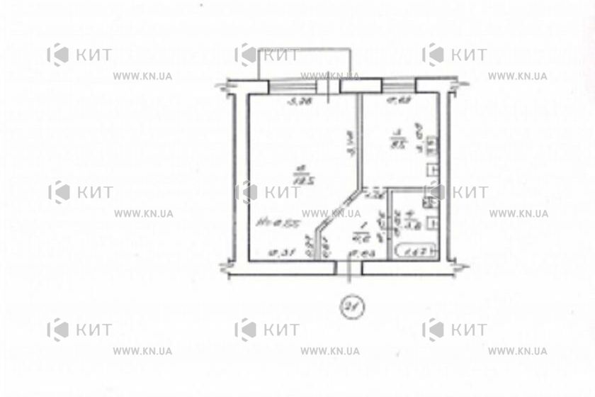 Продажа квартиры Харьков, Одесская, Основа, 38м²