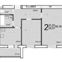 Продажа квартиры Харьков, Салтовка(Бараб.,Украина), 56м²