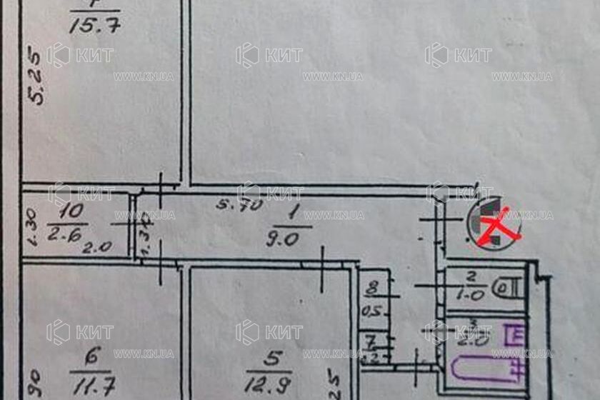 Продажа квартиры Харьков, Салтовка, 605 мрн., 65м²