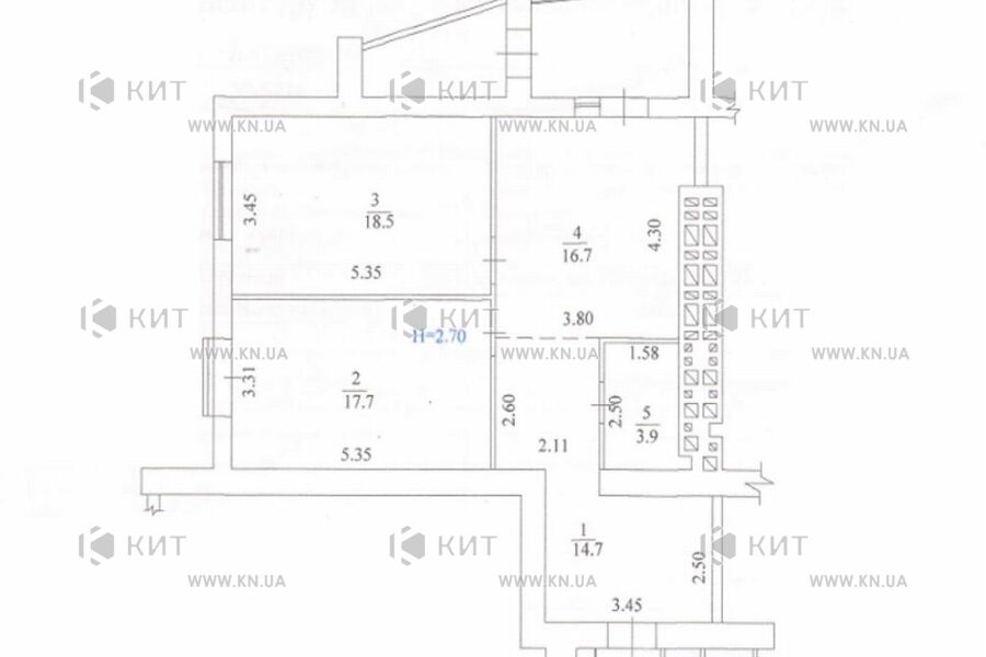 Продажа квартиры Харьков, Спортивная, Гагарина, Защитников, 80м²
