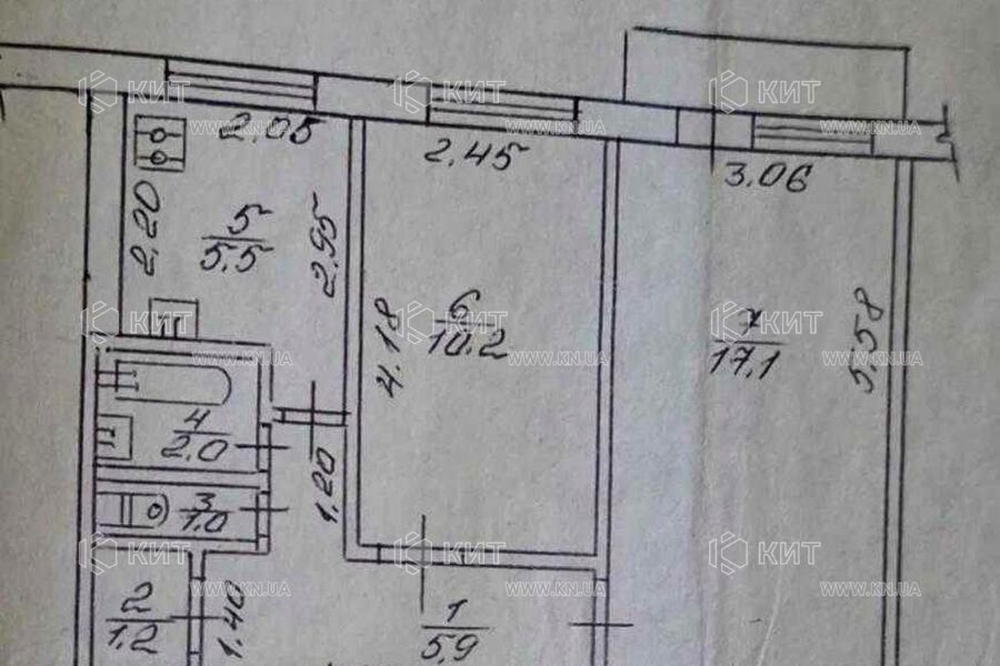 Продаж квартири Харків, Салтівка, 607 мрн., 44м²