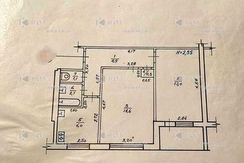 Продаж квартири Харків, Салтівка, 604 мрн., 46м²