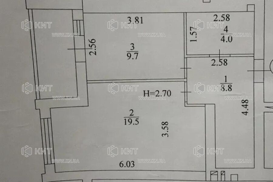 Продаж квартири Харків, ХТЗ, Рогань, 44м²