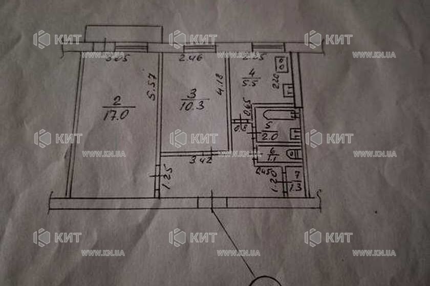 Продаж квартири Харків, Салтівка, 605 мрн., 44м²