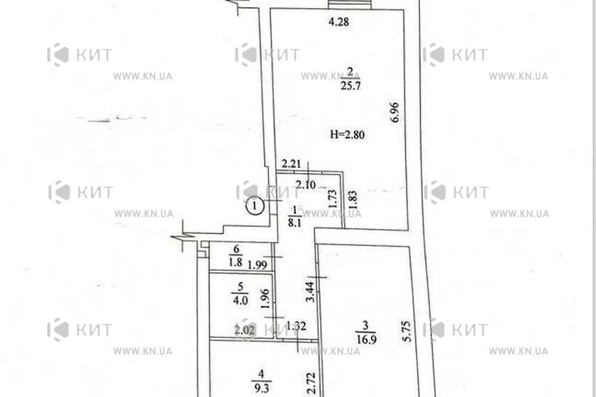 Продажа квартиры Харьков, Новые дома, 68м²