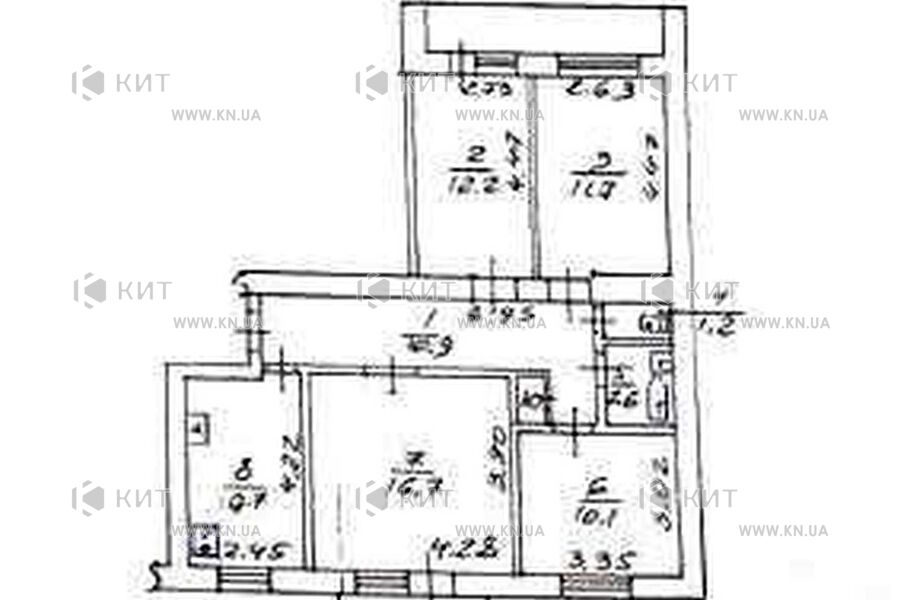 Продаж квартири Харків, Завод Шевченка, 79м²