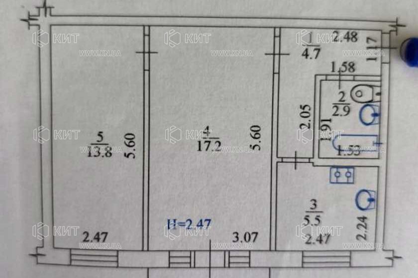 Продажа квартиры Харьков, Новые дома, 45м²