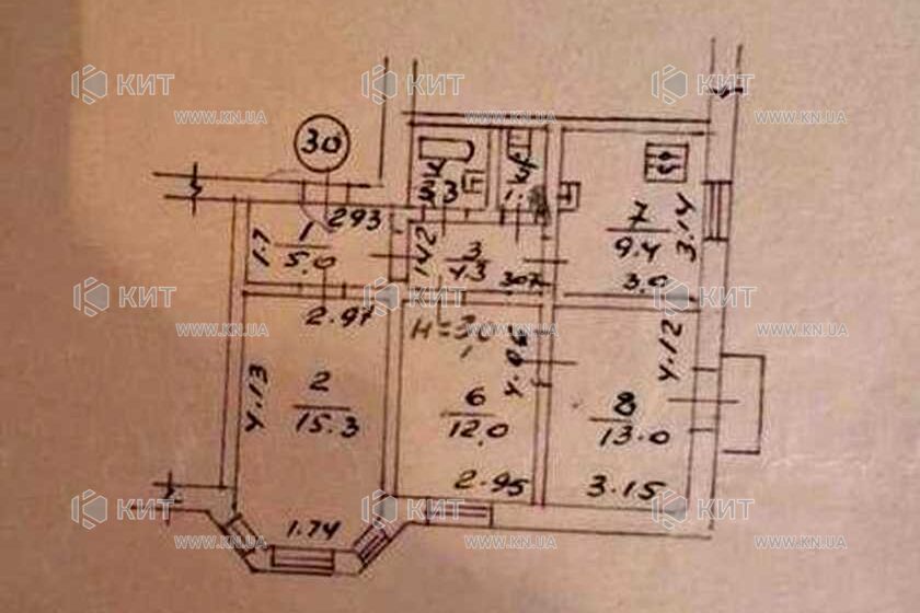 Продаж квартири Харків, Спорт.Гагар.Повст., 65м²