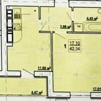Продаж квартири Харків, Київська, Гідропарк, 42.5м²