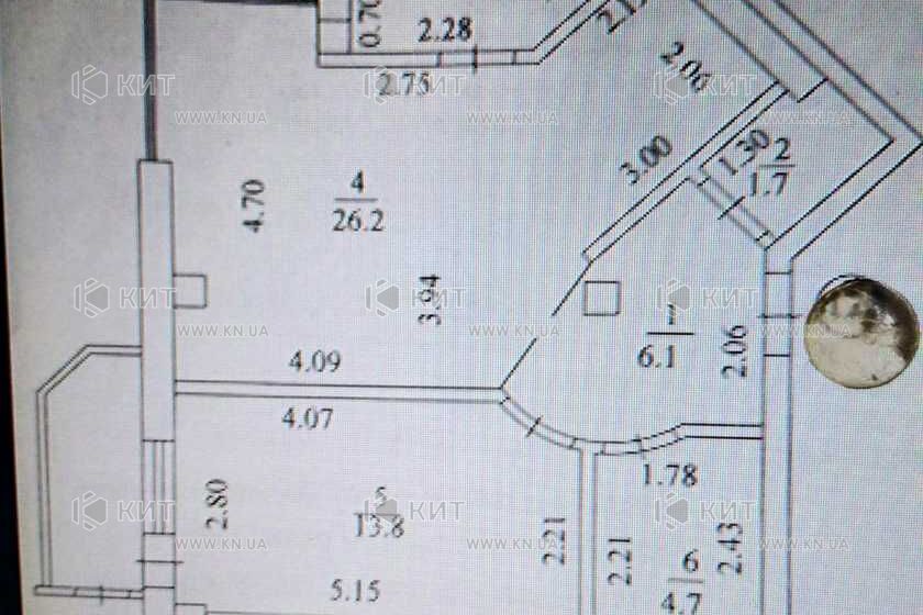 Продажа квартиры Харьков, Павлово Поле, 61м²
