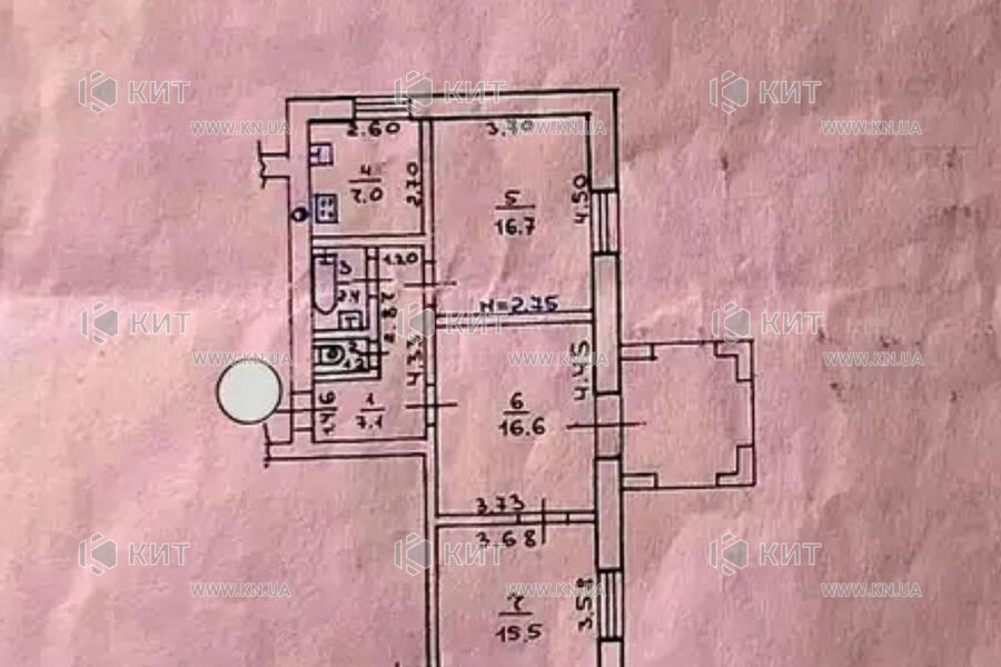 Продажа квартиры Харьков, Старая Салтовка, 70м²