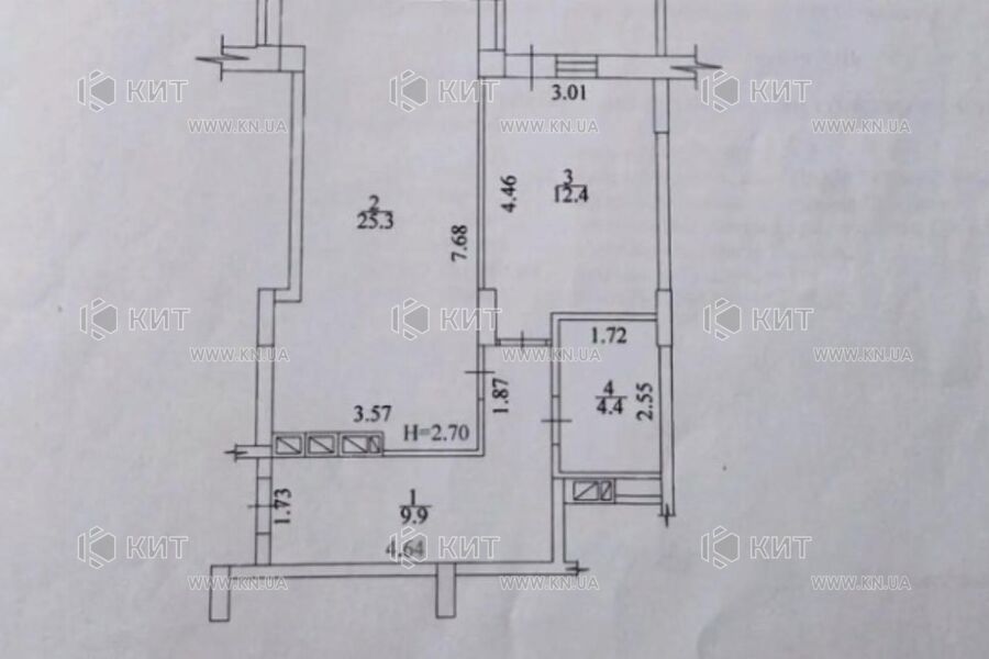 Продаж квартири Харків, Нові Дома, 54м²