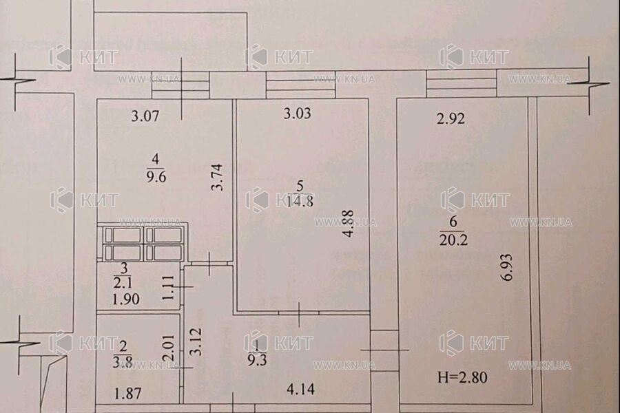 Продажа квартиры Харьков, Научная, 61м²