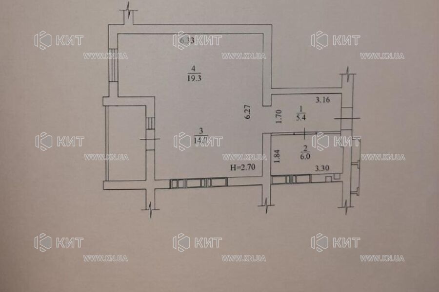 Продаж квартири Харків, Олексіївка, 47.7м²