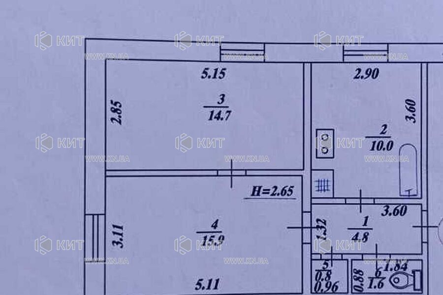 Продажа квартиры Харьков, Малышева, 47.8м²