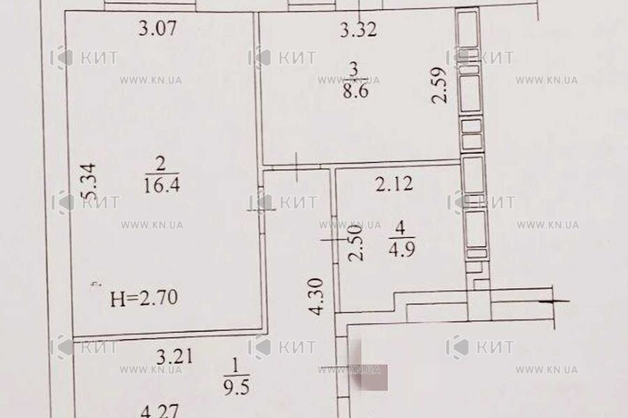 Продажа квартиры Харьков, Новые дома, 42м²