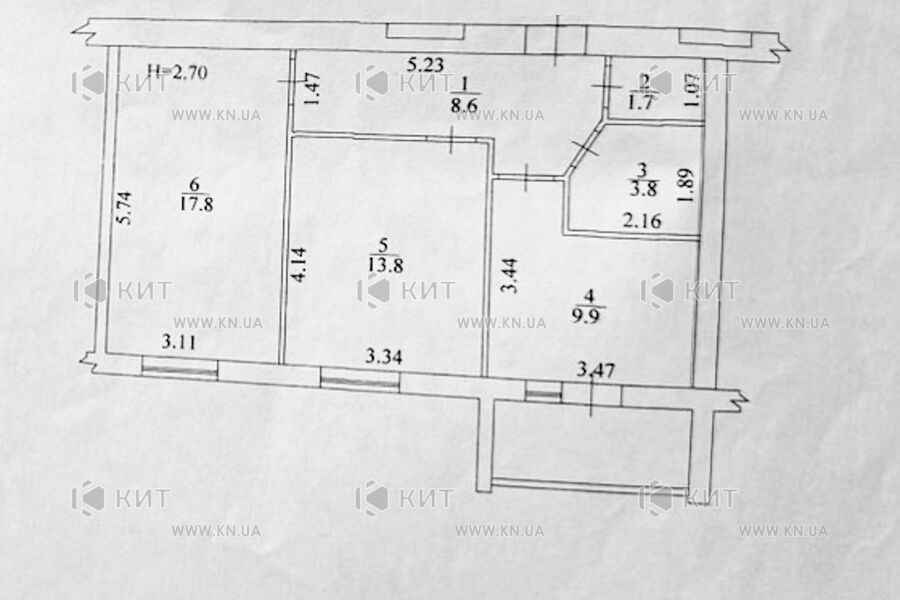 Продаж квартири Харків, Холодна Гора, 57.7м²