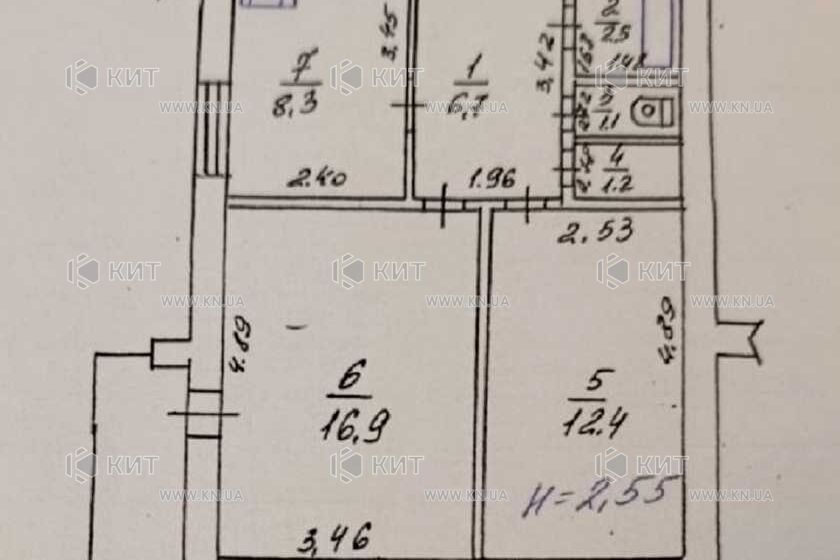 Продажа квартиры Харьков, Холодная гора, 51.7м²