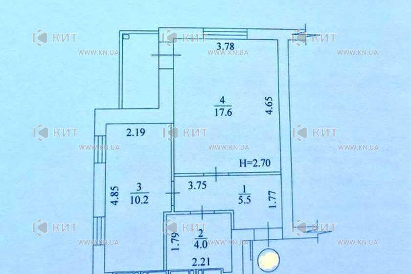 Продаж квартири Харків, Київська, Гідропарк, 40м²