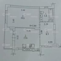 Продажа квартиры Харьков, Новые дома, 47м²