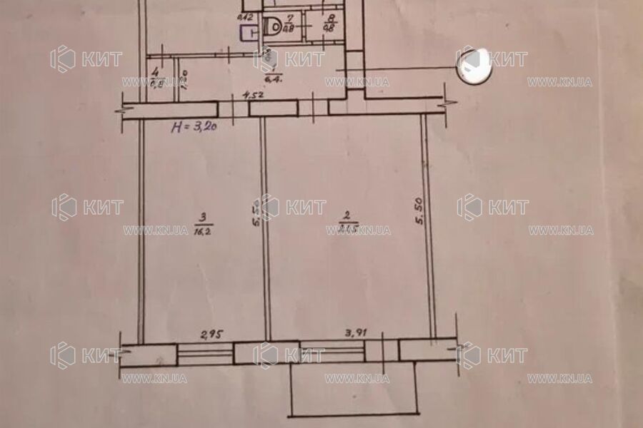 Продаж квартири Харків, Спорт.Гагар.Повст., 60м²