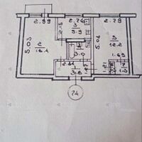 Продаж квартири Харків, Павлове Поле, 43.8м²