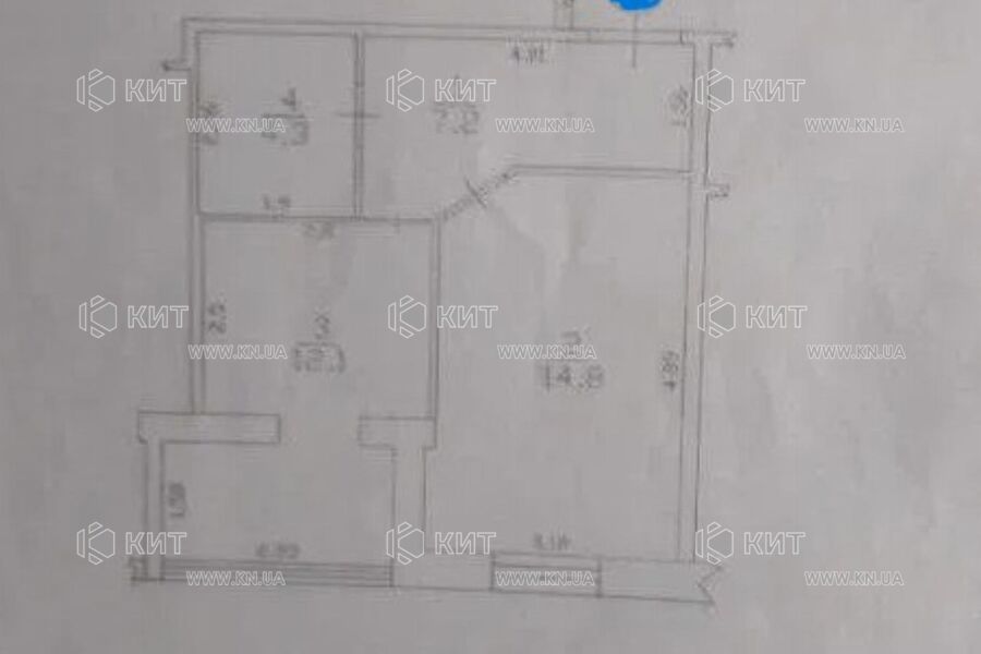 Продаж квартири Харків, ЮЖД, Центр. ринок, 38м²