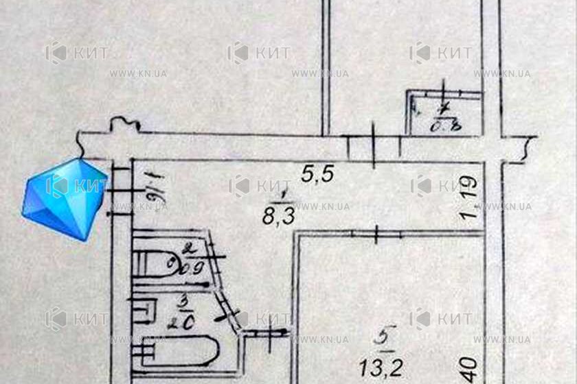Продажа квартиры Харьков, Одесская, Основа, 44м²