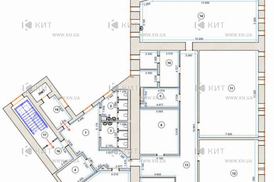 Aренда офиса Харьков, Московский, 630м²