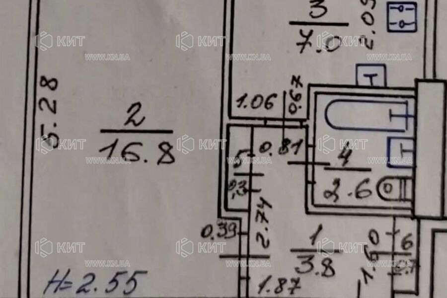 Продажа квартиры Харьков, Спортивная, Гагарина, Защитников, 33м²