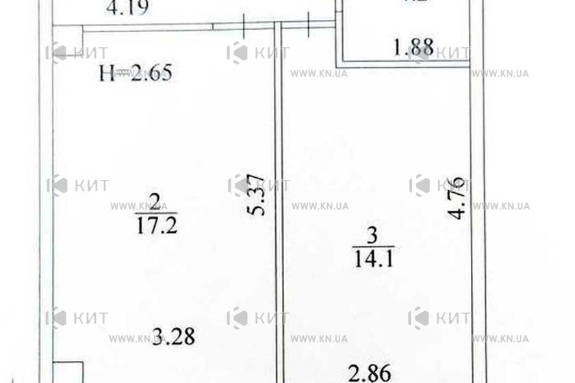 Продаж квартири Харків, Північна Салтівка 5, 43м²