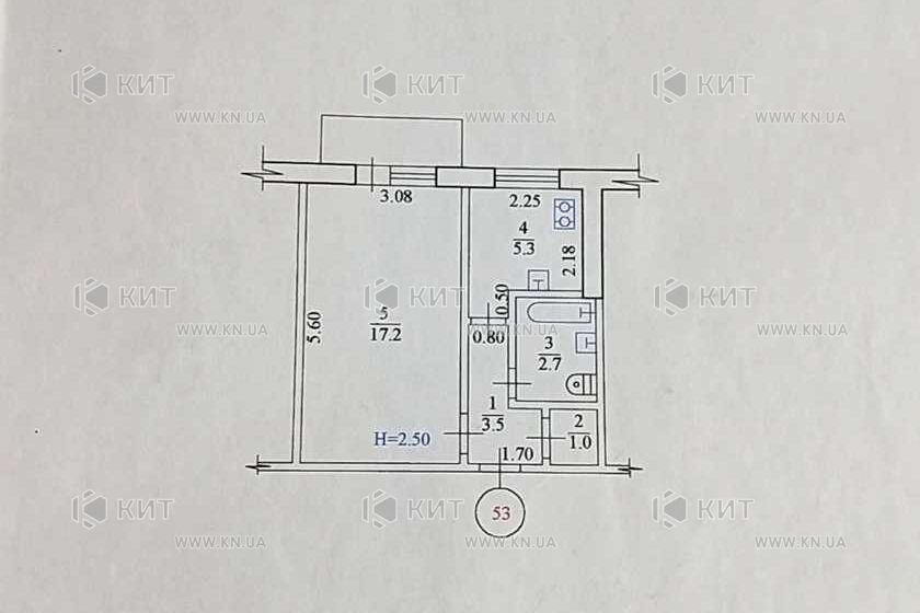 Продаж квартири Харків, Північна Салтівка 1, 35.1м²