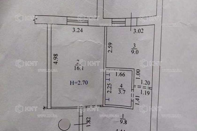 Продажа квартиры Харьков, Новые дома, 39м²