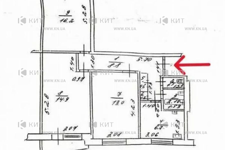 Продажа квартиры Харьков, Спортивная, Гагарина, Защитников, 66м²