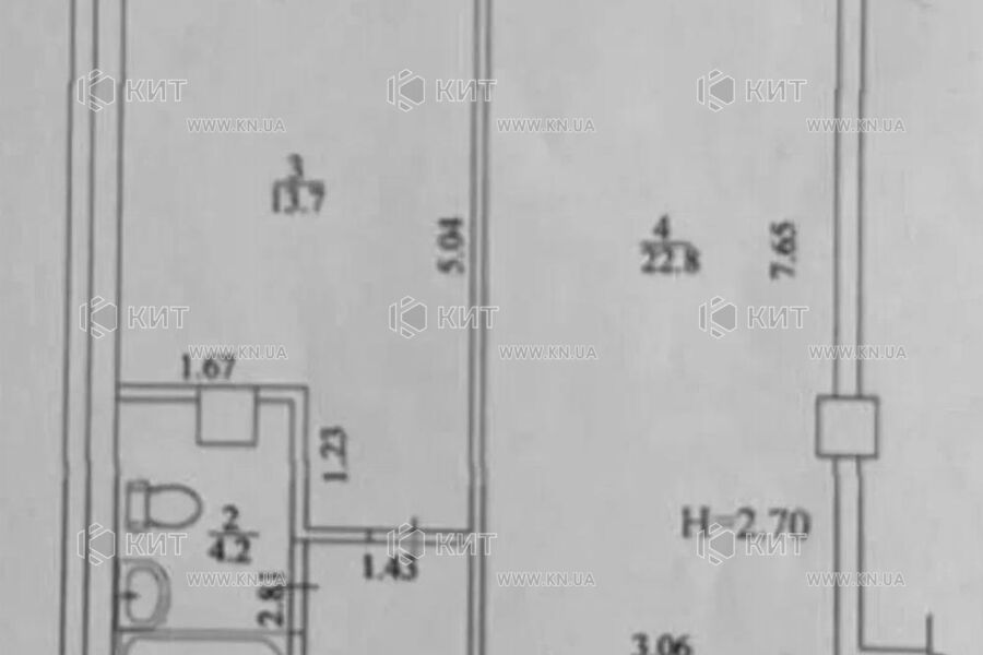 Продаж квартири Харків, Спорт.Гагар.Повст., 53.11м²