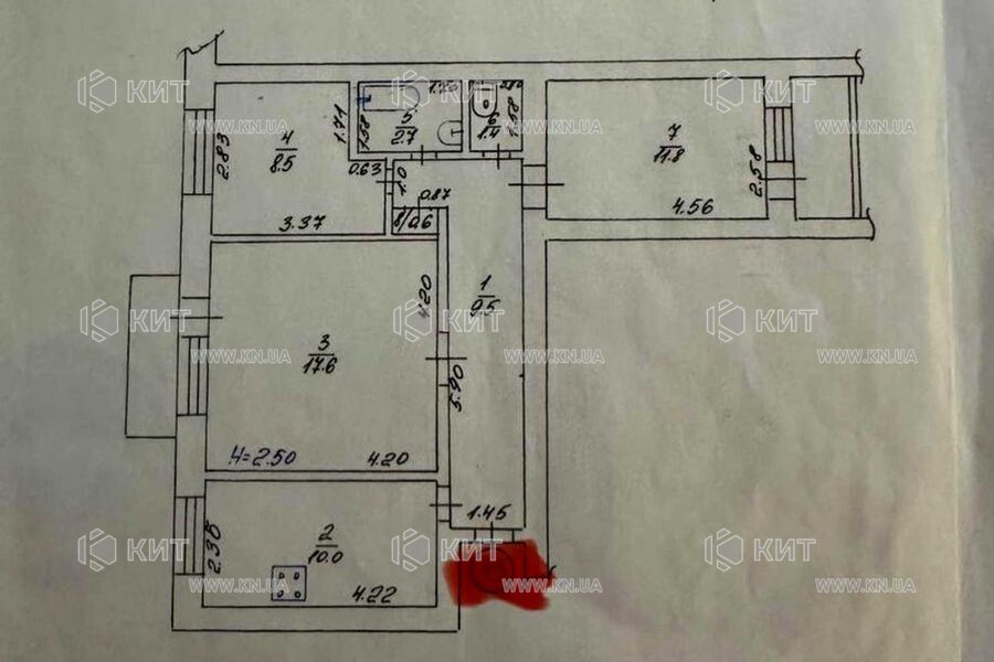 Продаж квартири Харків, Холодна Гора, 64.3м²