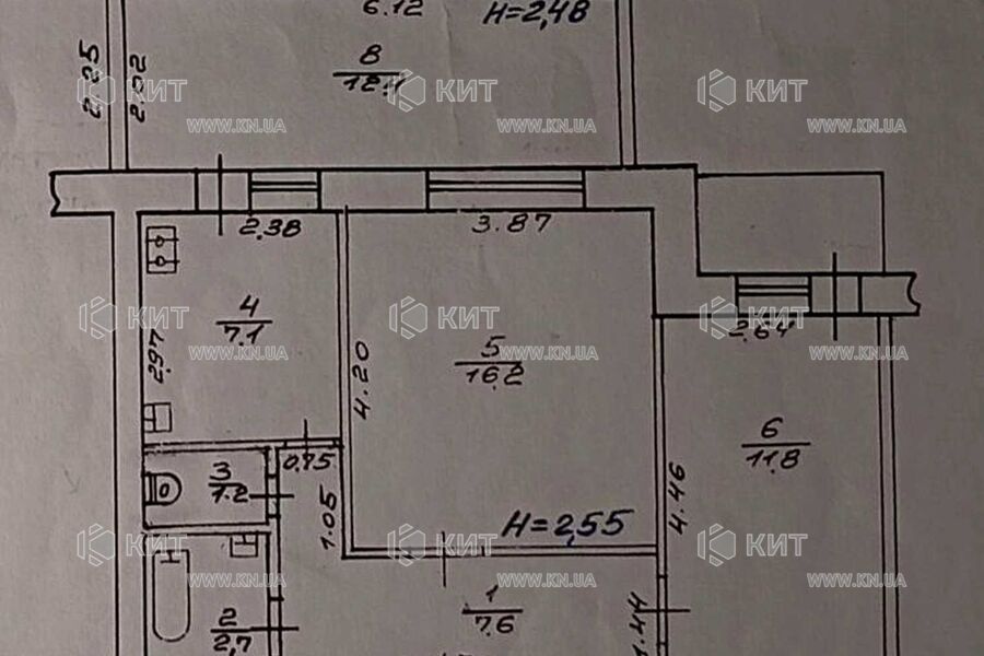 Продаж квартири Харків, Олексіївка, 48.5м²